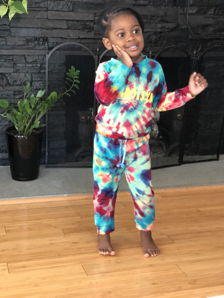 Kiddie Swirl Jogger Set