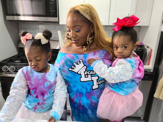 Sequin Tie Dye Sweater