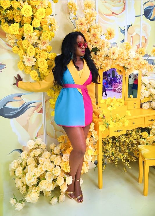 ColorBlock Oversized Blazer (dress)
